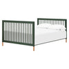 M12901FRGRBE,Babyletto,Gelato 4-in-1 Convertible Crib w/Toddler Bed Kit in Forest Green/Blonde Feet
