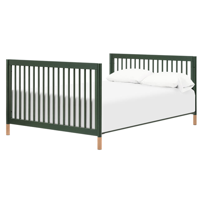 M12901FRGRBE,Babyletto,Gelato 4-in-1 Convertible Crib w/Toddler Bed Kit in Forest Green/Blonde Feet