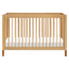 M12901HYVTL,Babyletto,Gelato 4-in-1 Convertible Crib w/Toddler Bed Kit in Honey/Vegan Tan Leather Feet
