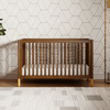 M12901NLGLD,Babyletto,Gelato 4-in-1 Convertible Crib w/Toddler Conversion Kit in Natural Walnut Gold Ft