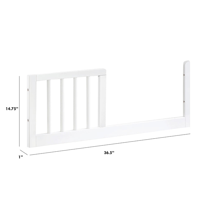 M12999W,The MDB Family,Toddler Bed Conversion Kit for Gelato Mini in White