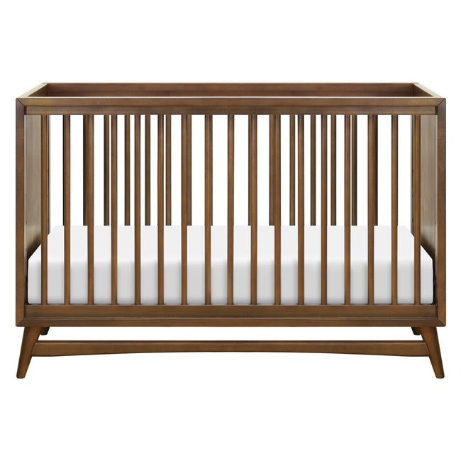 M15401NL,Babyletto,Peggy Mid-Century 3-in-1 Convertible Crib w/Toddler Bed Conversion Kit in Natural Walnut