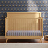 M15901HY,Babyletto,Palma Mid-Century 4-in-1 Convertible Crib w/ Toddler Bed Conversion in Honey