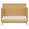 M15901HY,Babyletto,Palma Mid-Century 4-in-1 Convertible Crib w/ Toddler Bed Conversion in Honey