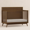 M15901NL,Babyletto,Palma Mid-Century 4-in-1 Convertible Crib w/Toddler Bed Conversion in Natural Walnut