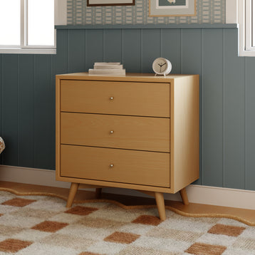 M15913HY,Babyletto,Palma 3-Drawer Assembled Dresser in Honey