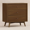 M15913NL,Babyletto,Palma 3-Drawer Assembled Dresser in Natural Walnut