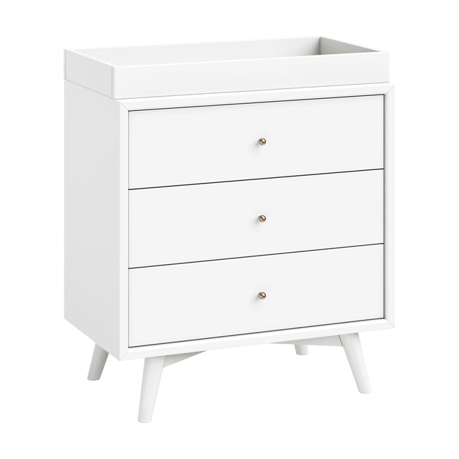 M15913W,Babyletto,Palma 3-Drawer Assembled Dresser in White