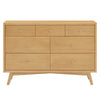 M15916HY,Babyletto,Palma 7-Drawer Double Dresser  Assembled in Honey