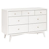 M15916RW,Babyletto,Palma 7-Drawer Double Dresser  Assembled in Warm White