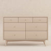 M15916TPE,Babyletto,Palma 7-Drawer Double Dresser  Assembled in Taupe