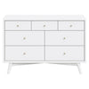 M15916W,Babyletto,Palma 7-Drawer Double Dresser  Assembled in White