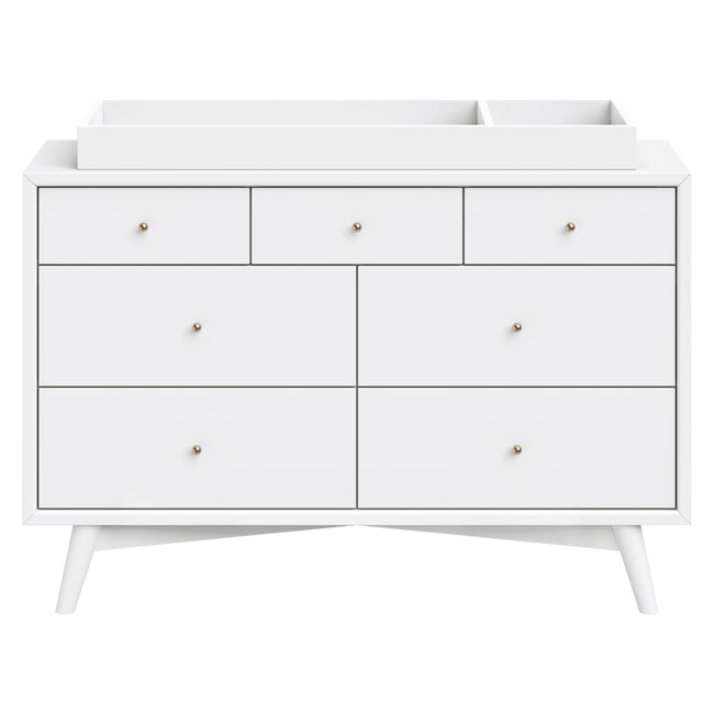 M15916W,Babyletto,Palma 7-Drawer Double Dresser  Assembled in White