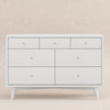 M15916W,Babyletto,Palma 7-Drawer Double Dresser  Assembled in White