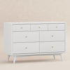 M15916W,Babyletto,Palma 7-Drawer Double Dresser  Assembled in White