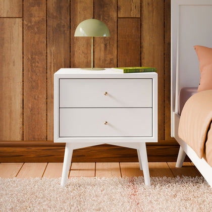 M15960W,Babyletto,Palma Nightstand  Assembled in White