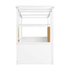 M15976HYW,Babyletto Kids,Palma Mid-Century House Twin Bed in Honey and White