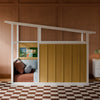 M15976HYW,Babyletto Kids,Palma Mid-Century House Twin Bed in Honey and White