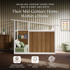 M15976NLW,Babyletto Kids,Palma Mid-Century House Twin Bed in Natural Walnut and White