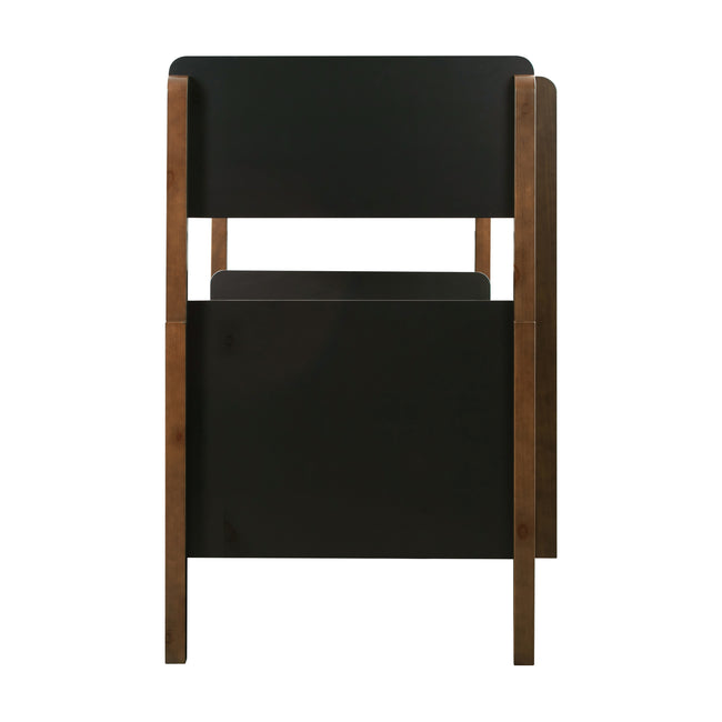 M18494BNL,Babyletto Kids,TipToe Bunk Bed in Black and Natural Walnut