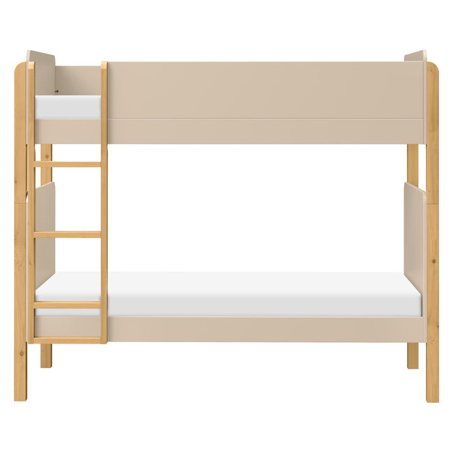 M18494TPEHY,Babyletto Kids,TipToe Bunk Bed in Taupe and Honey