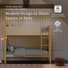 M18494TPEHY,Babyletto Kids,TipToe Bunk Bed in Taupe and Honey