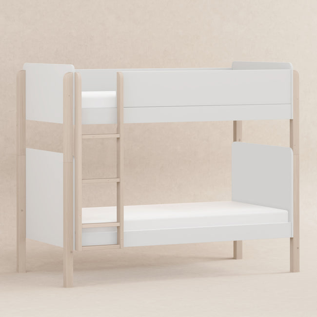 M18494WNX,Babyletto Kids,TipToe Bunk Bed in White and Washed Natural