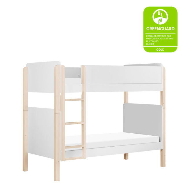M18494WNX,Babyletto Kids,TipToe Bunk Bed in White and Washed Natural