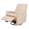 M20977CSG,Babyletto,Cali Flange Gliding Swivel Recliner in Chai Shearling