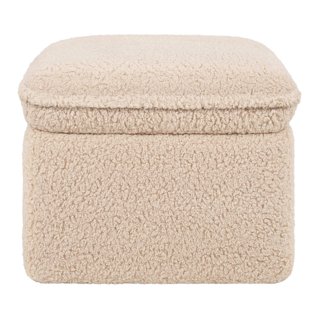 M20985CSG,Babyletto,Cali Storage Ottoman in Chai Shearling
