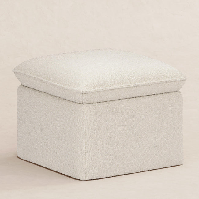 M20985WB,Babyletto,Cali Storage Ottoman in Ivory Boucle