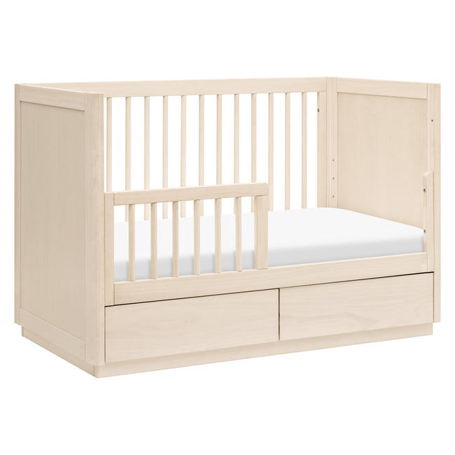 M21601NX,Babyletto,Bento 3-in-1 Convertible Storage Crib w/Toddler Bed Conversion Kit in Washed Natural