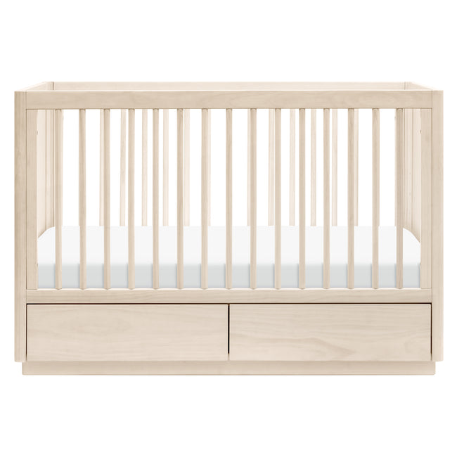 M21601NX,Babyletto,Bento 3-in-1 Convertible Storage Crib w/Toddler Bed Conversion Kit in Washed Natural