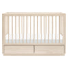 M21601NX,Babyletto,Bento 3-in-1 Convertible Storage Crib w/Toddler Bed Conversion Kit in Washed Natural
