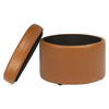 M22185TANB,Babyletto,Wally Storage Ottoman in Tan Vegan Leather
