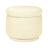 M22985IVC,Babyletto,Enoki Storage Ottoman in Ivory Velvet Checker