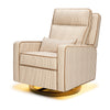 M23082BSCTB,Babyletto,Nate Berkus x Babyletto Sigi Pro Power Recliner in Perf Bronze Stripe Eco-Crossweave w/Toffee Base