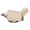M23082BSCTB,Babyletto,Nate Berkus x Babyletto Sigi Pro Power Recliner in Perf Bronze Stripe Eco-Crossweave w/Toffee Base