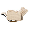 M23082BSCTB,Babyletto,Nate Berkus x Babyletto Sigi Pro Power Recliner in Perf Bronze Stripe Eco-Crossweave w/Toffee Base