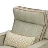 M23082OSCTB,Babyletto,Nate Berkus x Babyletto Sigi Pro Power Recliner in Perf Olive Stripe Eco-Crossweave w/Toffee Base