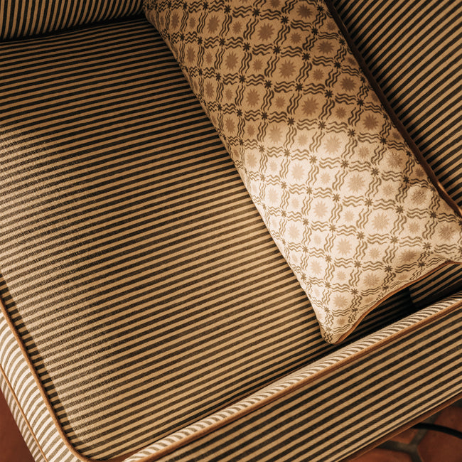 M23082OSCTB,Babyletto,Nate Berkus x Babyletto Sigi Pro Power Recliner in Perf Olive Stripe Eco-Crossweave w/Toffee Base