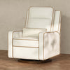 M23082PCMTB,Babyletto,Nate Berkus x Babyletto Sigi Pro Power Recliner in Performance Cream Linen w/Toffee Base