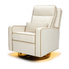 M23082PCMTB,Babyletto,Nate Berkus x Babyletto Sigi Pro Power Recliner in Performance Cream Linen w/Toffee Base