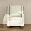 M23085PCMTB,Babyletto,Nate Berkus x Babyletto Sigi Power Recliner in Performance Cream Linen w/ Toffee Base