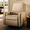 M23085PCMTB,Babyletto,Nate Berkus x Babyletto Sigi Power Recliner in Performance Cream Linen w/ Toffee Base