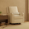 M23085PCMTB,Babyletto,Nate Berkus x Babyletto Sigi Power Recliner in Performance Cream Linen w/ Toffee Base
