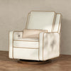 M23085PCMTB,Babyletto,Nate Berkus x Babyletto Sigi Power Recliner in Performance Cream Linen w/ Toffee Base