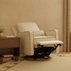 M23085PCMTB,Babyletto,Nate Berkus x Babyletto Sigi Power Recliner in Performance Cream Linen w/ Toffee Base