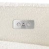 M23085WBLB,Babyletto,Sigi Glider Recliner w/ Electronic Control and USB in Ivory Boucle w/Light Wood Base