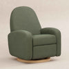M23188OBLB,Babyletto,Nami Glider Recliner w/ Electronic Control and USB in Olive Boucle w/Light Wood Base